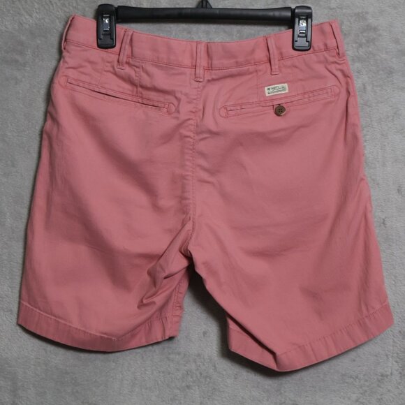 Faherty Shorts Mens 31 Pink Organic Cotton Tencel Stretch Casual‎ Chino Summer - Picture 3 of 12